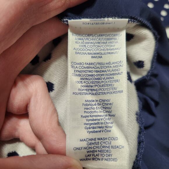 Ralph Lauren Chaps Women's Plus 1X 3/4 Sleeve Sweater Preppy Nautical Beachy - Picture 8 of 10